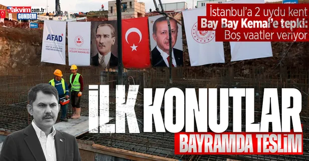 Deprem konutlarında ilk teslim bayramda! Bakan Murat Kurum'dan Kılıçdaroğlu'na tepki: Sırtında küfe yok, boş vaatler veriyor