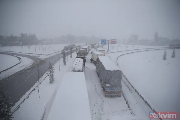 SON DAKİKA: Beyaz esaret! Balıkesir-Susurluk yolu saatlerdir kapalı - 26