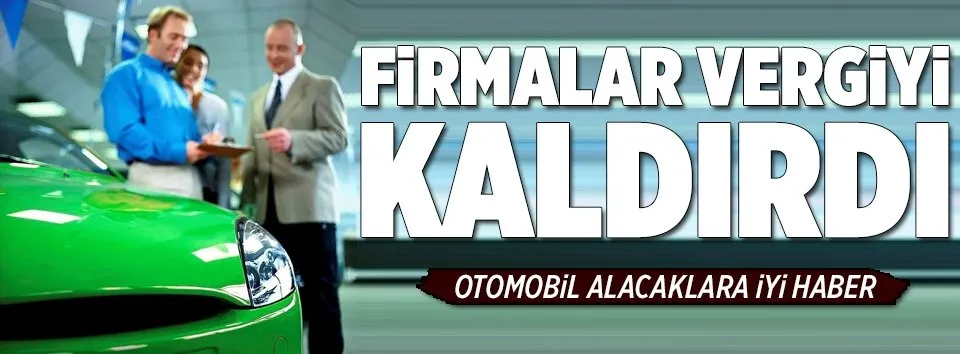 Vergi kalktı