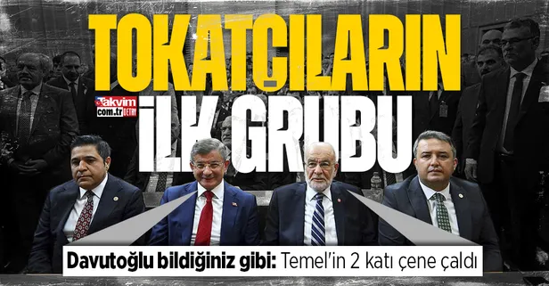 CHP'yi koparan Saadet Partisi ve Gelecek Partisi ilk Grup toplantısını yaptı! Ahmet Davutoğlu yine bildiğiniz gibi...