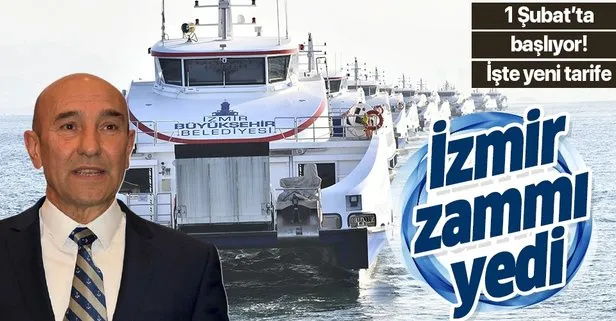 İzmir Büyükşehir Belediyesi’nden İZDENİZ’e zam! Araba vapuru ücretleri arttı