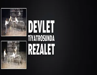 Devlet tiyatrosunda şok eden oyun