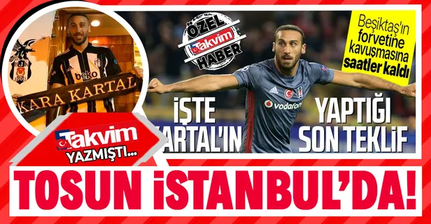 Beşiktaş'ın yeni transferi Cenk Tosun İstanbul'a geldi