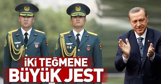 Başkan Erdoğan’dan Kırgız teğmenlere büyük jest
