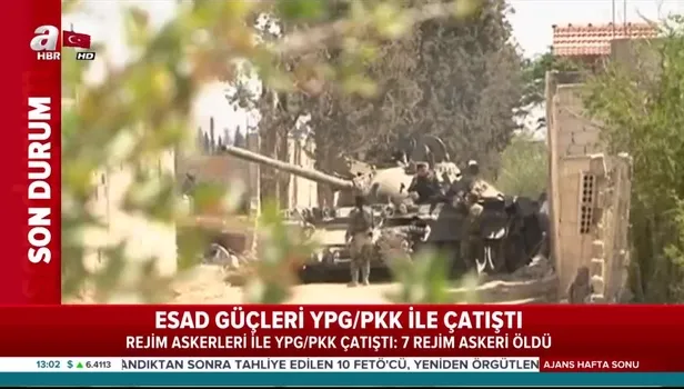 Esed güçleri ile YPG/PKK Haseke'de çatıştı