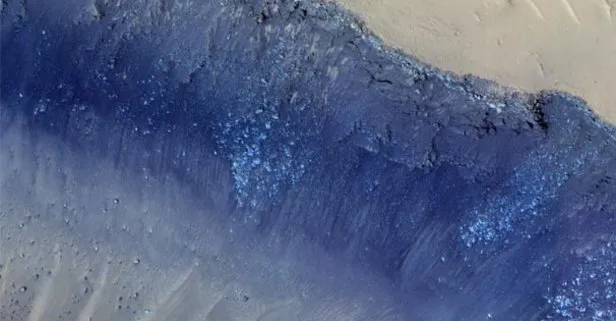 NASA paylaştı! Mars'ta...