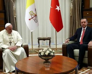 Cumhurbaşkanı Erdoğan Papa ile Kudüs’ü görüştü