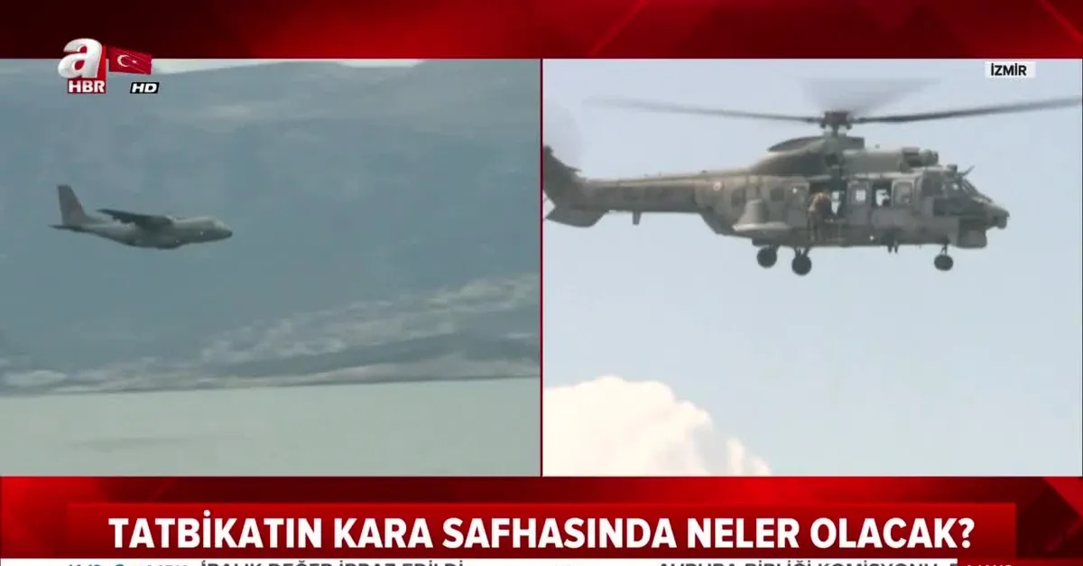 İzmir Menemen'de nefes kesen tatbikat