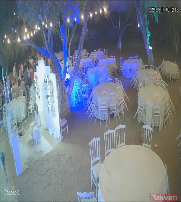 Düğün salonu karıştı: Yumruklar sandalyeler havada uçuştu! Gelin ve damat... - 1