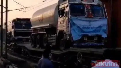 Hindistan’da koronavirüs krizi! Artan vaka sayıları nedeniyle cesetler yakılıyor oksijen tankları trenlerle taşınıyor