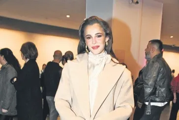 Hafsanur Sancaktutan Maslak’ta! Kubilay Aka’nın oyununu izledi