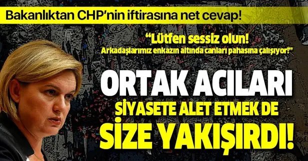 İzmir depremini siyasetlerine alet ettiler! CHP’li Selin Sayek Böke’nin çadır iftirasına İçişleri Bakanlığı’ndan net cevap!