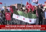 Suriyelilerden TSK'ya destek yürüyüşü