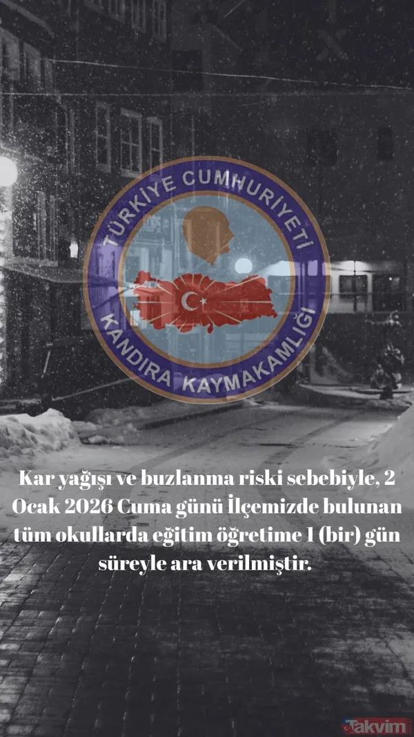 İstanbul'da 5 ilçede eğitime ara! Valilikler peş peşe açıkladı: Şehir şehir kar tatili raporu - 43