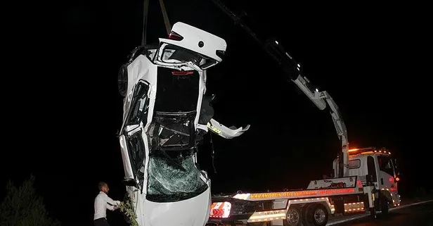 Muğla'da korkunç kaza! Dere yatağına yuvarlanan otomobildeki 2 kişi öldü, 2 kişi yaralandı