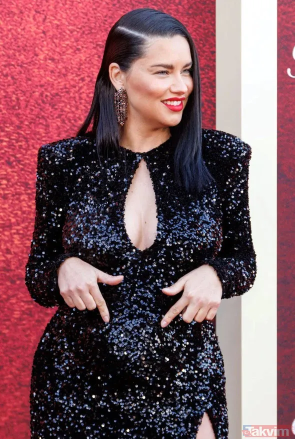 Adriana Lima kırmızılar içinde alev alev! Eski hallerini mumla aratıyordu kilolar gitti son haliyle hayran bıraktı! Sır gibi sakladığı kızı da... - 3