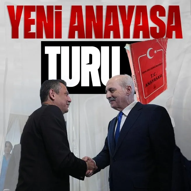 Yeni anayasa için ziyaretler başladı! TBMM Başkanı Numan Kurtulmuş, CHP Genel Başkanı Özgür Özeli ziyaret etti