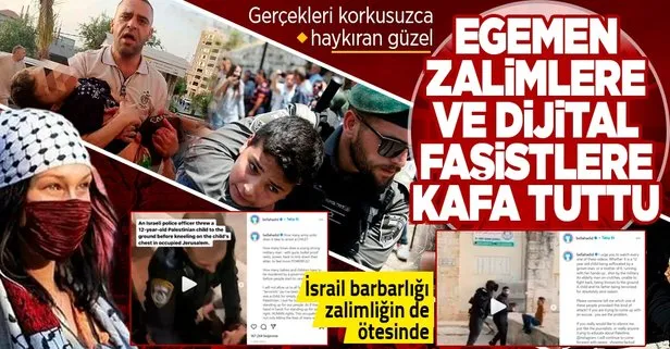 Bella Hadid, insanlık suçu işleyen İsrail’i ve sansürcü Instagram’ı görüntülerle vurdu: Korkusuzca gerçekleri haykırıyor