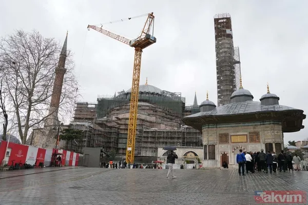 En kapsamlı restorasyon! Bakan Ersoy açıkladı: Ayasofya'da 7 tünel hattını da belgeledik - 8