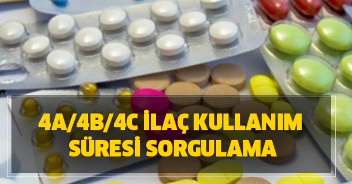 4a 4b 4c ilac kullanim suresi sorgulama