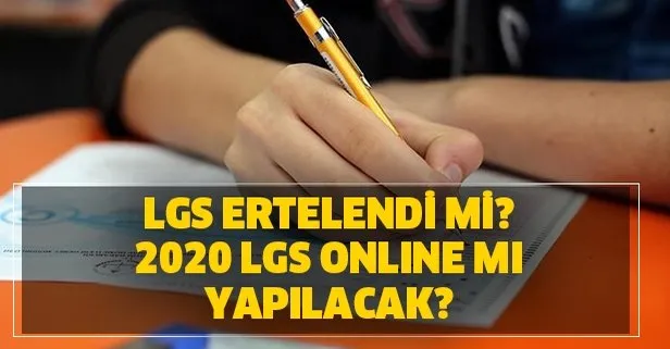 2020 LGS online mı yapılacak?