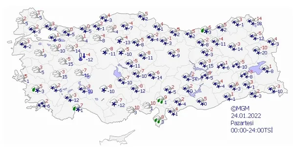 HAVA DURUMU | Kar yağışı ne zamana kadar sürecek? Meteorolojiden flaş tahmin! 23-27 Ocak 2022-13