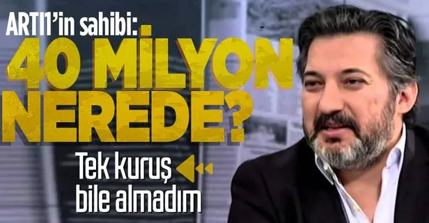 CHP’de toplanan 40 milyon lira buharlaştı! ARTI1 TV’nin sahibi Altan Ertürk: Akıbeti ortaya çıkarılsın