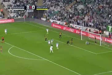 İZLE | Bursaspor 4-0 Söğütspor (GOL: Hamza Gür)