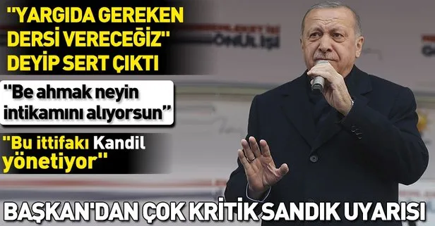 Son dakika: Başkan Erdoğan’dan Ankara Elmadağ’da önemli açıklamalar