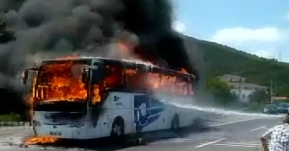Son Dakika Balikesir De Otobus Yangini Cok Sayida Olu Var Takvim