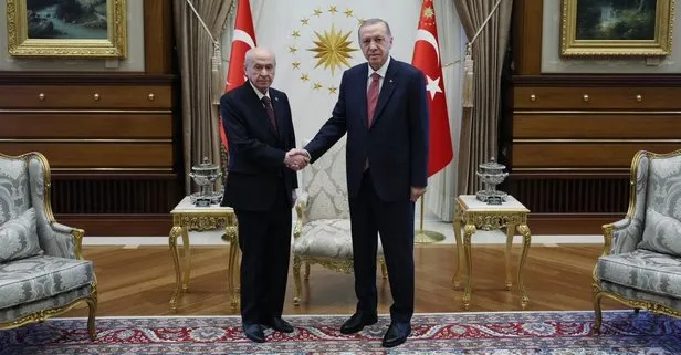 Son dakika: Başkan Erdoğan ile MHP Genel Başkanı Bahçeli görüştü! Gündem Gazze...