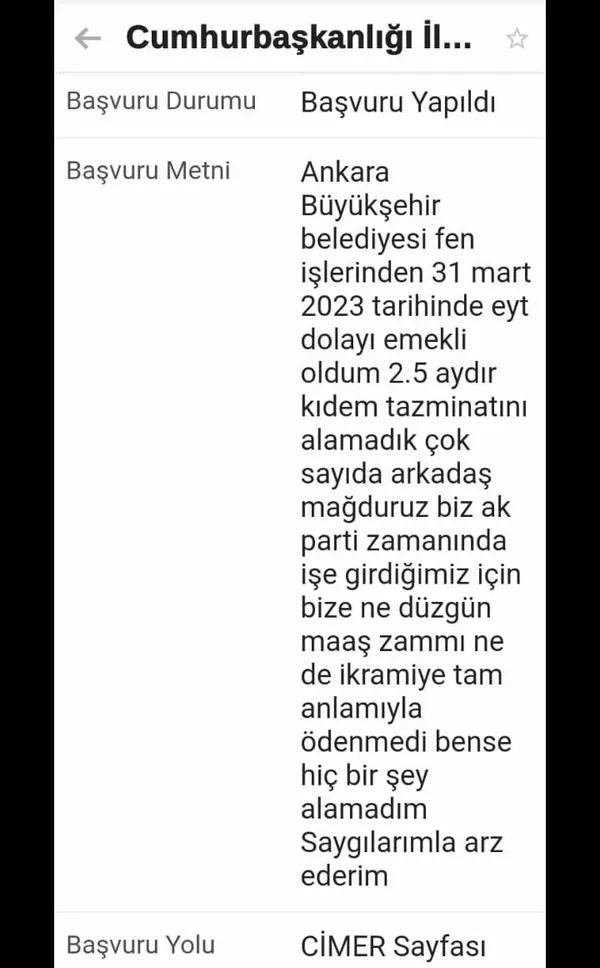 Mansur Yavaş EYT’li işçilerin tazminatlarını hala ödemedi: CİMER'e şikayet başladı-5