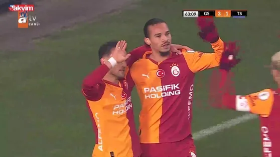 Gol: Yunus Akgün | Galatasaray 3-1 Trabzonspor