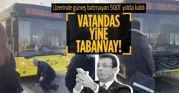 Son dakika: İstanbullu İETT arızalarından bıktı! Bu kez de 500T!