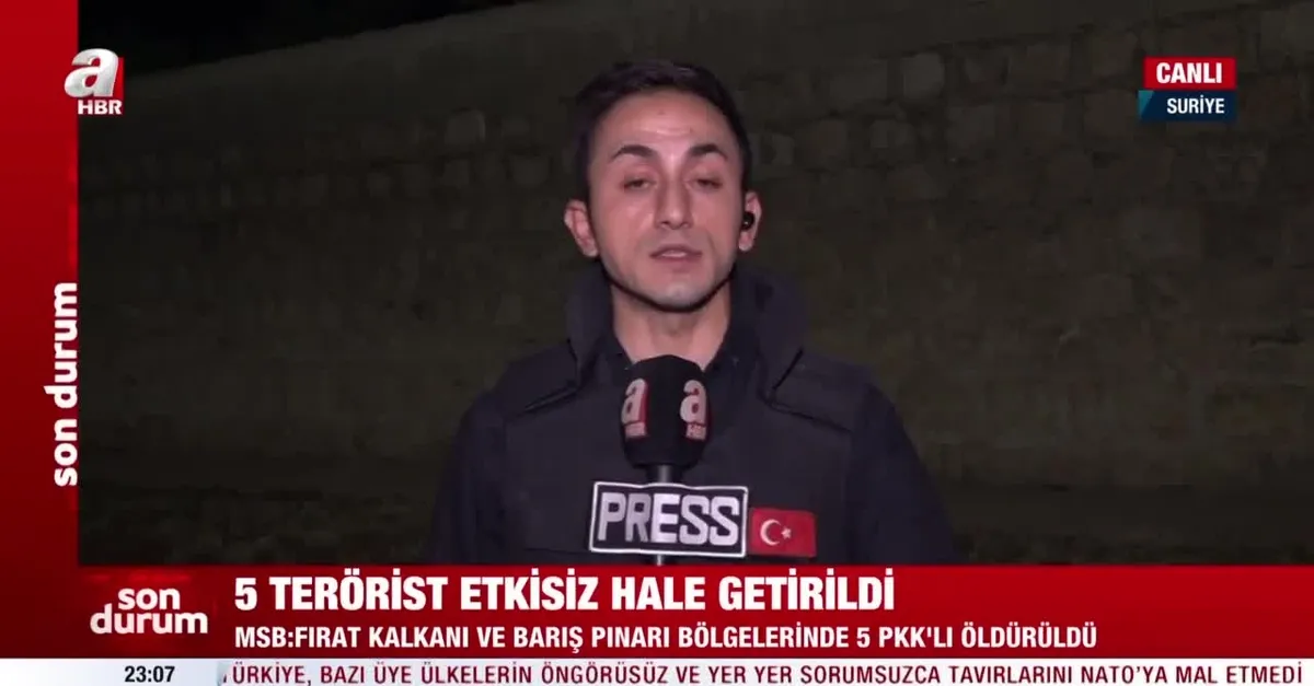 MSB: 5 terörist etkisiz hale getirildi