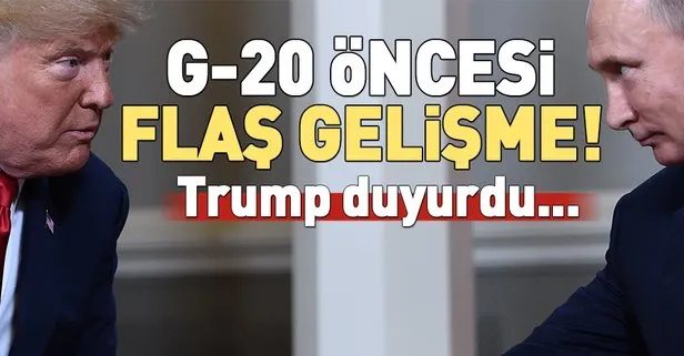 ABD Başkanı Trump, Putin ile görüşmesini iptal etti