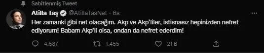 yine-haddini-asti-ak-parti-secmenini-yok-olmasi-icin-dua-eden-atilla-tasa-tepkiler-gecikmedi-iyice-raydan-cikt-1668467750210.jpg Yine haddini aştı! AK Parti seçmenine beddua eden Atilla Taş'a tepkiler gecikmedi: İyice raydan çıktı-4
