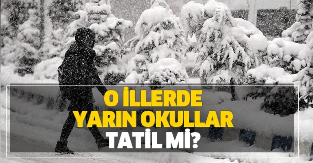 Elazığ, Ardahan ve Nevşehir’de yarın okullar tatil mi? 6 Aralık Cuma MEB kar tatili açıklaması geldi mi?