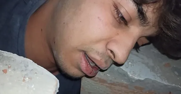 Enkazın altında "Son videom" diye çekti! Enkazdan sağ çıktı