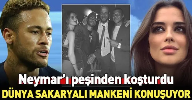 Türk model Elif Aksu, Neymar’ın partisinde...
