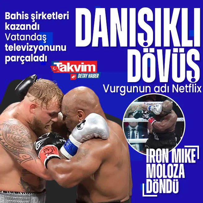 Mike Tyson-Jake Paul karşılaşmasının kazananı bahis şirketleri! Netflix vurgunu televizyon kırdırdı