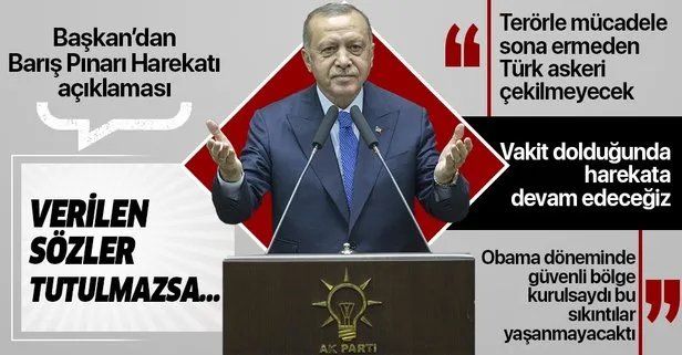 Başkan Erdoğan’dan terörle mücadele mesajı