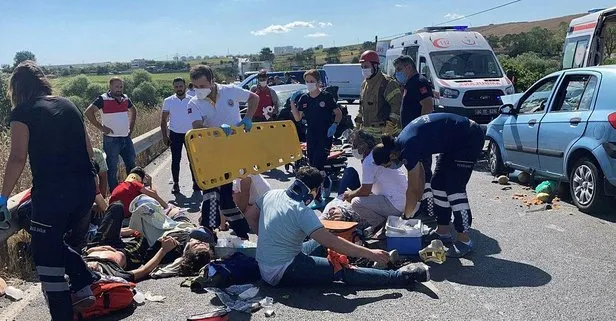 Son dakika: Arnavutköy’de feci kaza: 4’ü çocuk 7 kişi yaralandı