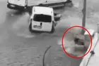 Ankara'da sağanak sonrası yollar göle döndü: Sel suları kapılan vatandaşlar ölümden döndü