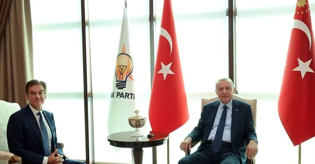 Başkan Erdoğan, Prof. Dr. Mehmet Öz’ü AK Parti Genel Merkezi’nde kabul etti