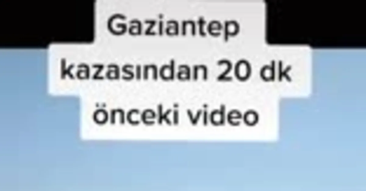 SON DAKİKA: Gaziantep'teki katliam gibi kazadan 20 dakika öncesine ait görüntüler ortaya çıktı!