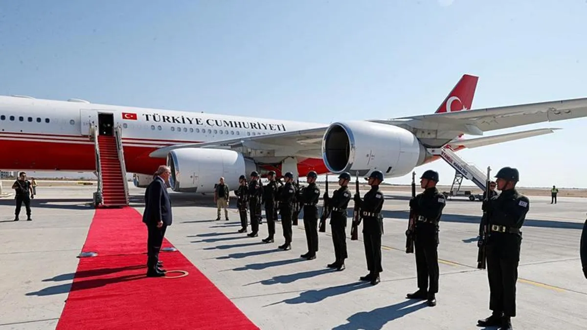 Başkan Erdoğan 20 Temmuz Barış ve Özgürlük Bayramı törenlerinin ardından KKTC'den ayrıldı