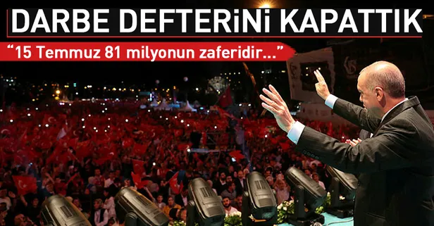 Darbe defterini kapattık