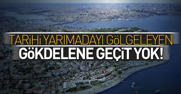 Tarihi binayı gölgeleyen gökdelene geçit yok