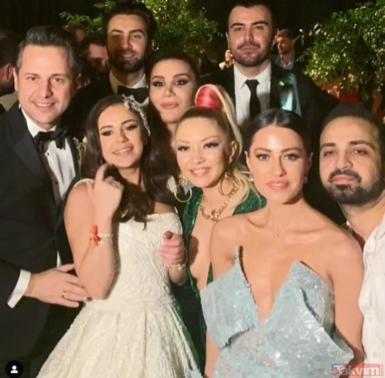 Merve Özbey ile Kenan Koçak evlendi! Düğünde Hande Erçel ile Murat